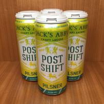 Jacks Abby Post Shift Pils 4 Pack Cans (4 pack 16oz cans) (4 pack 16oz cans)