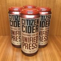 Citizen Cider Unified Press 16 Oz Four Pack Cans (s) (4 pack 16oz cans) (4 pack 16oz cans)