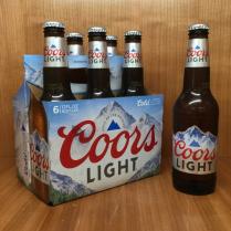 Coors Light 6 Pk Bottle (6 pack 12oz bottles) (6 pack 12oz bottles)