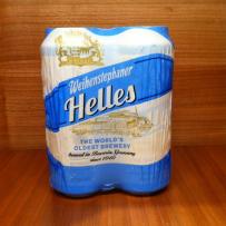Weihenstephaner Helles (4 pack 16oz cans) (4 pack 16oz cans)